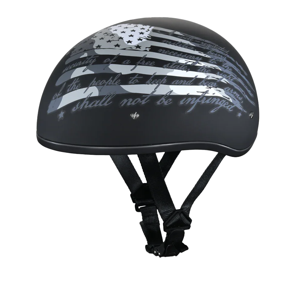 Daytona Half Face Helmet – 2nd Amendment