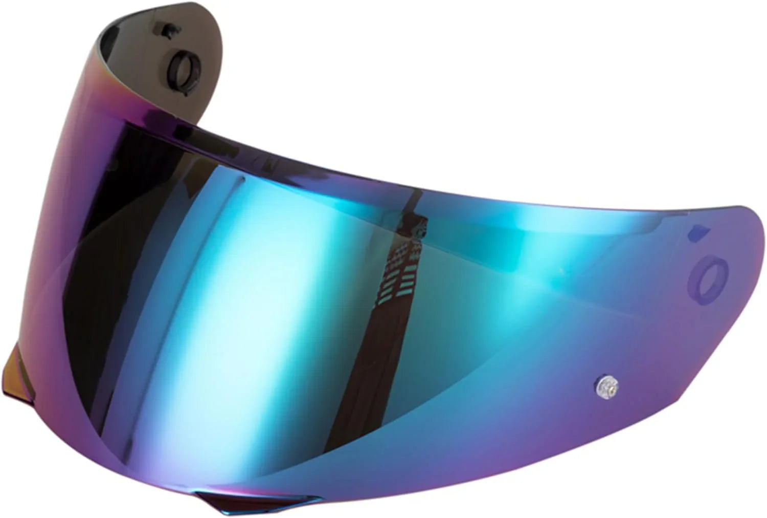 The Helmet Shop HJ-33 Rainbow Mirror Motorcycle Helmet Visor Compatible with HJC i90, i91 & Harley Modular Helmets – Pinlock-Ready Replacement Shield