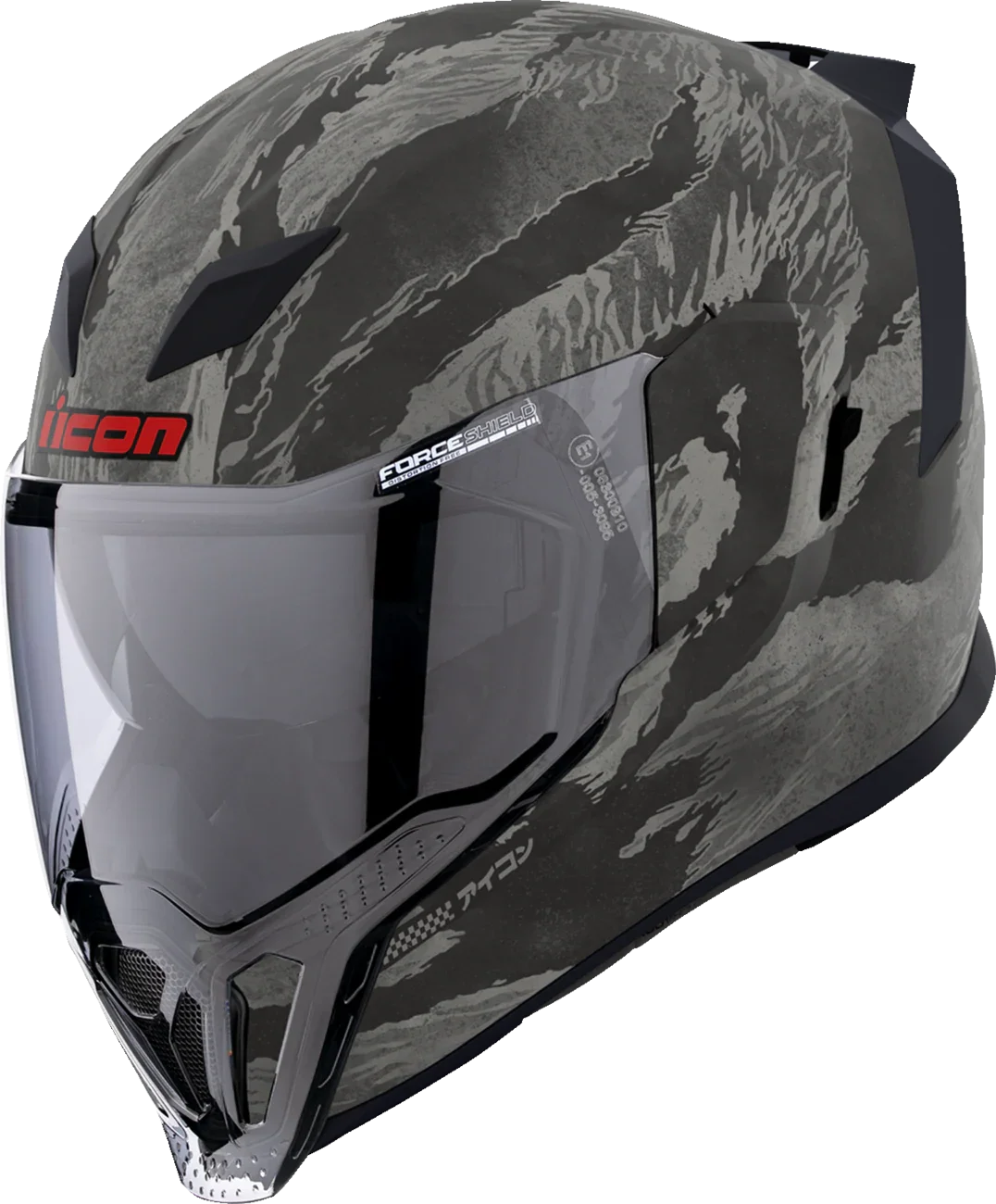 Icon Airflite MIPS Tiger's Blood Motorcycle Helmet - Grey / 65-66cm