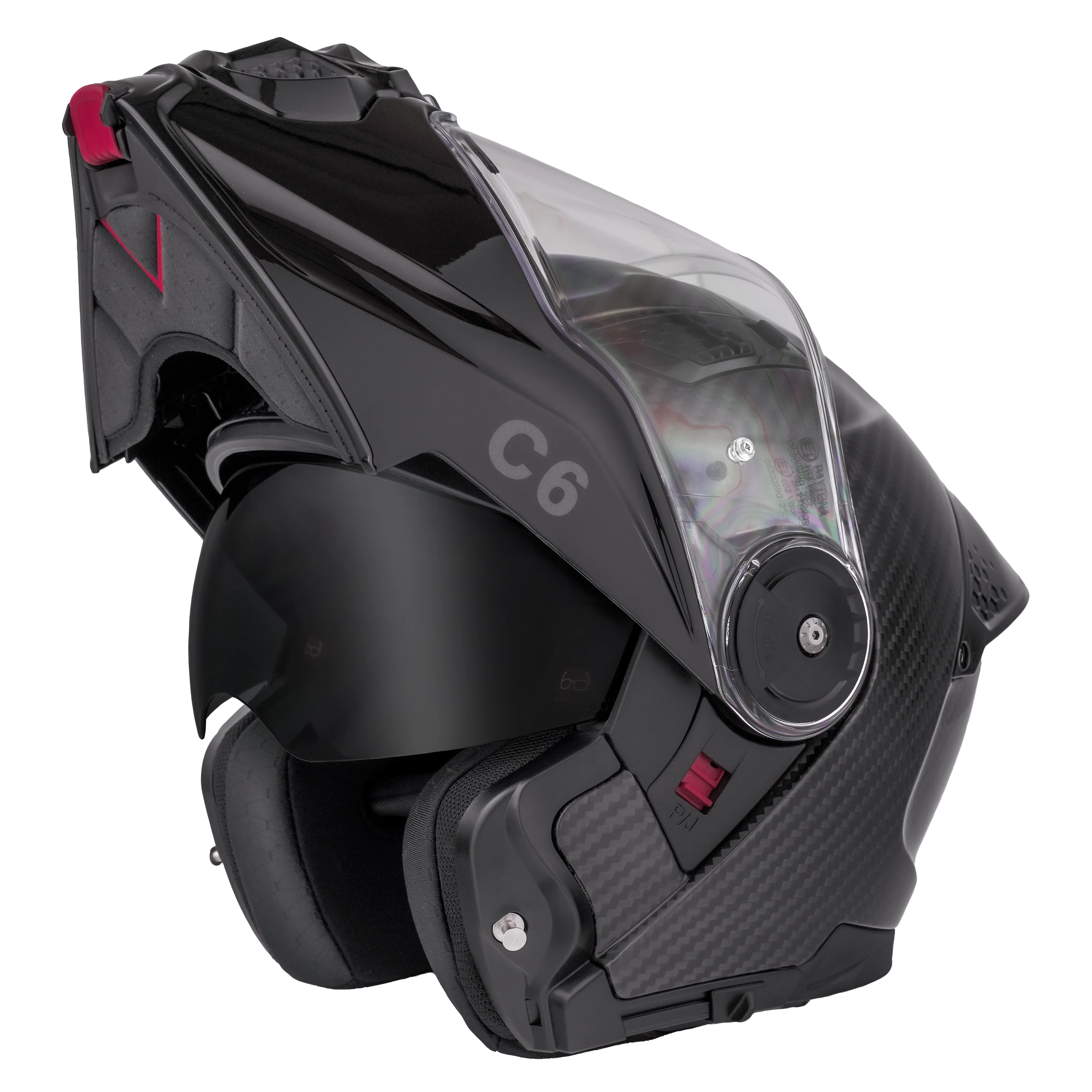 D.O.T. Daytona C6- Grey Carbon Fiber 2XL