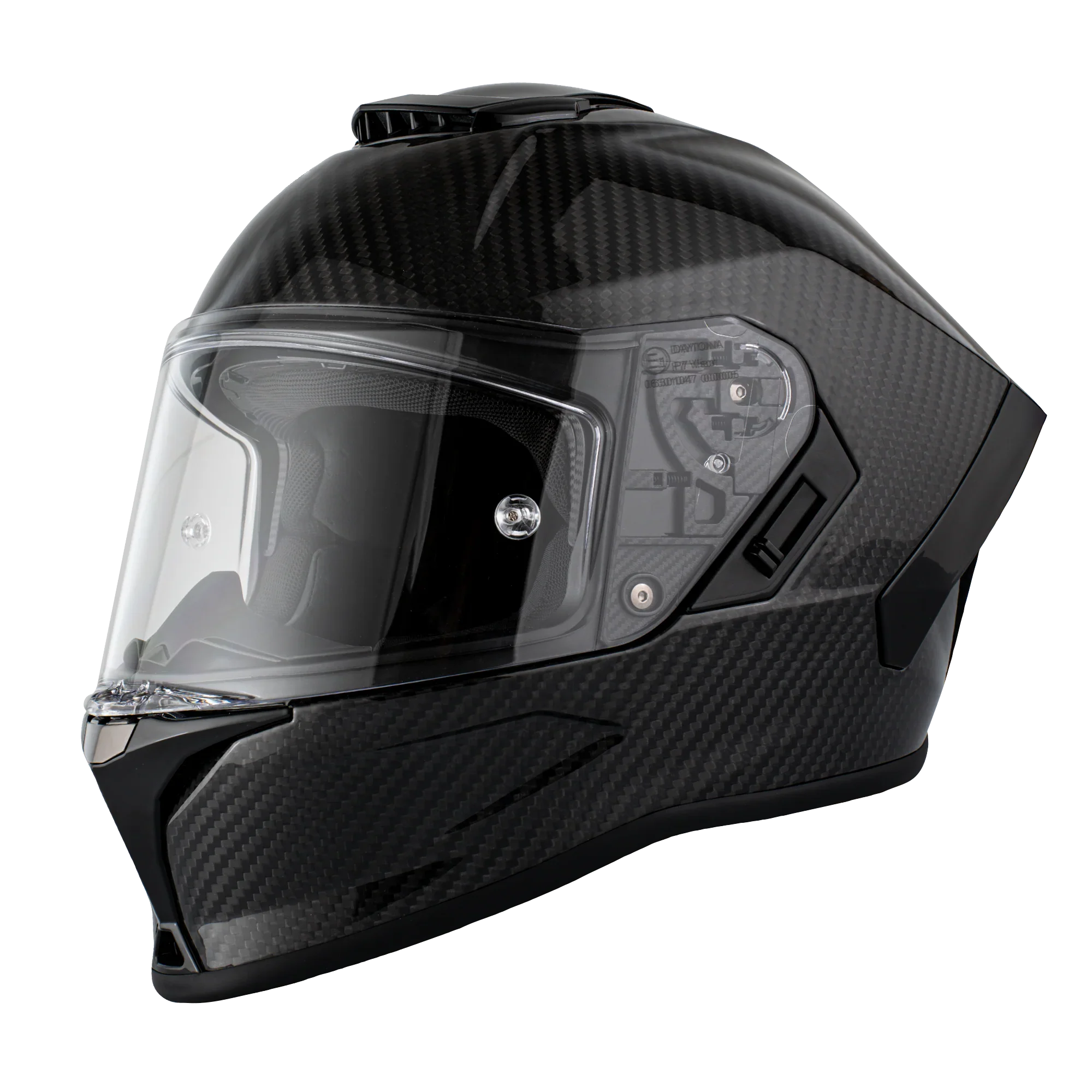 Daytona Viper – Grey Carbon Fiber – The Helmet Shop