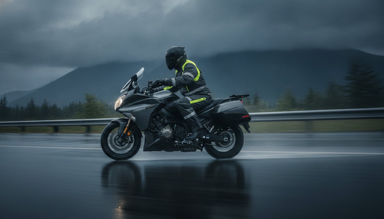 Motorcycle Rain Gear Guide: Staying Dry at Highway Speeds in 2026