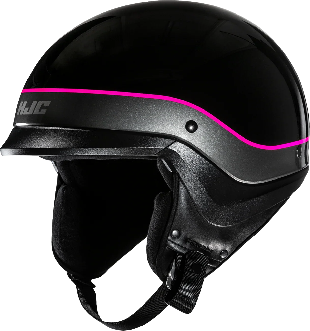 girl helmets for motorcycles Small Horns Purple - Motorcycle Helmet Accessory Innovative magnetic attachment Daytona DOTHalf Helmet - Women's