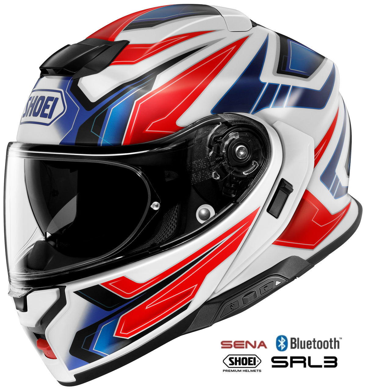 Shoei Neotec 3 Graphics + Sena SRL3