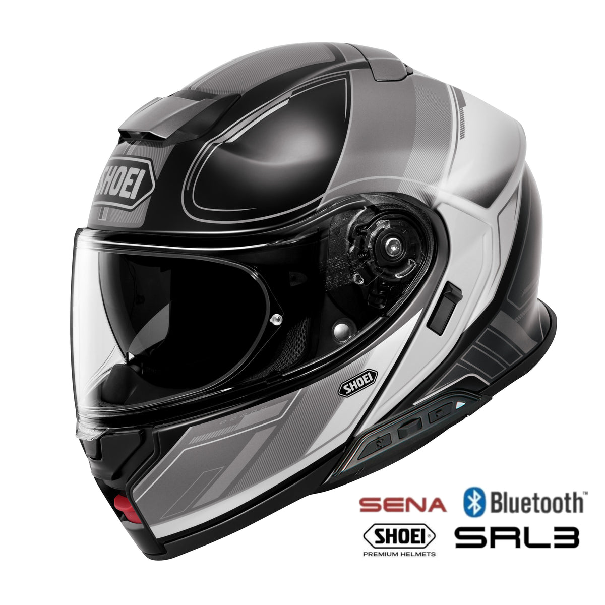 Shoei Neotec 3 Graphics + Sena SRL3