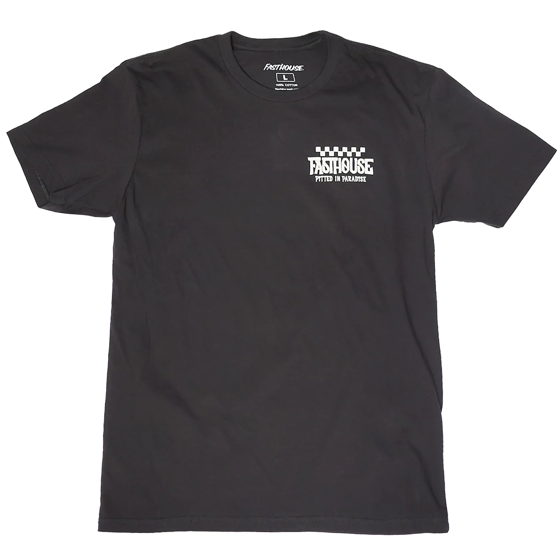 Fasthouse Pitted Short Sleeve T-Shirt Black Neon