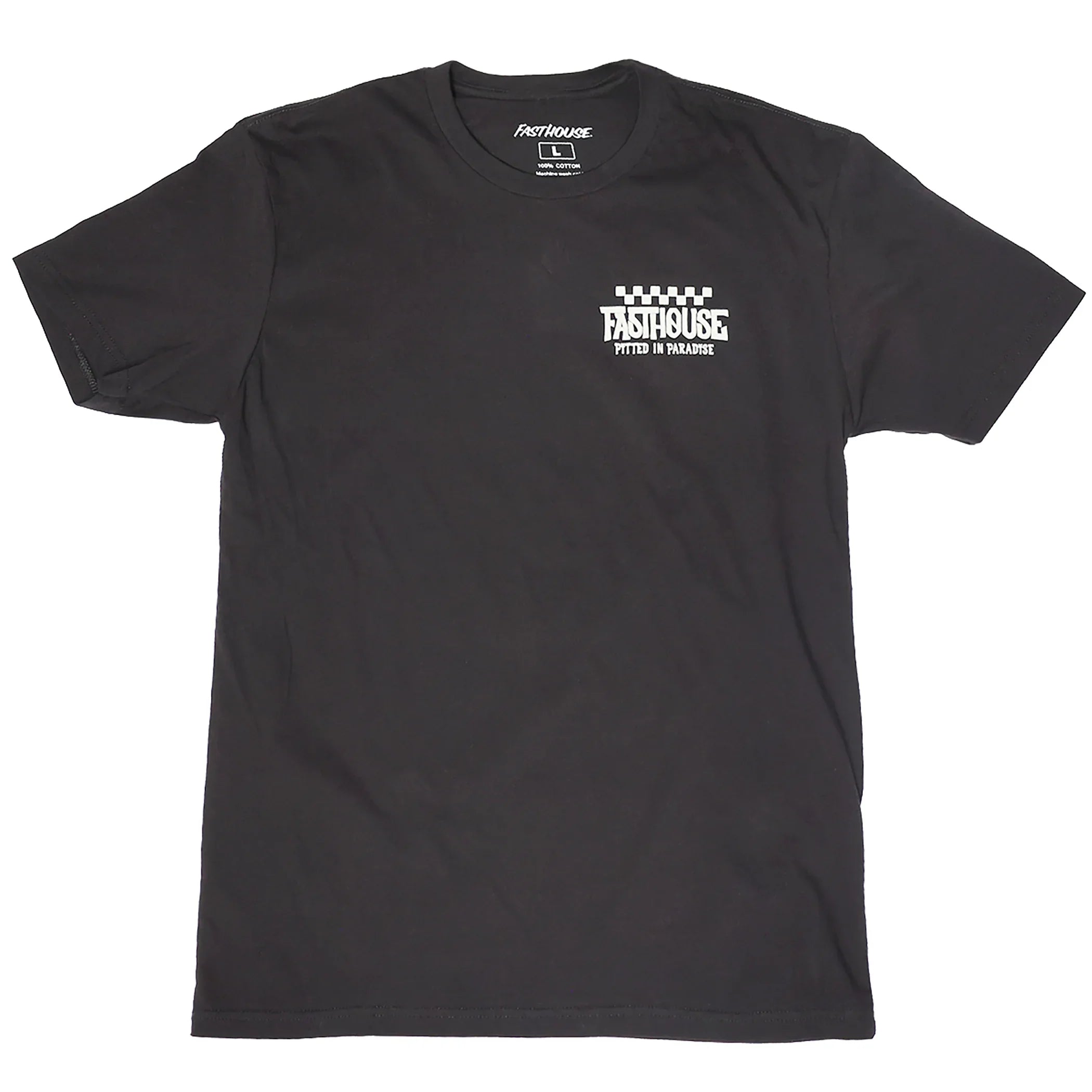 Fasthouse Pitted Short Sleeve T-Shirt Black Neon