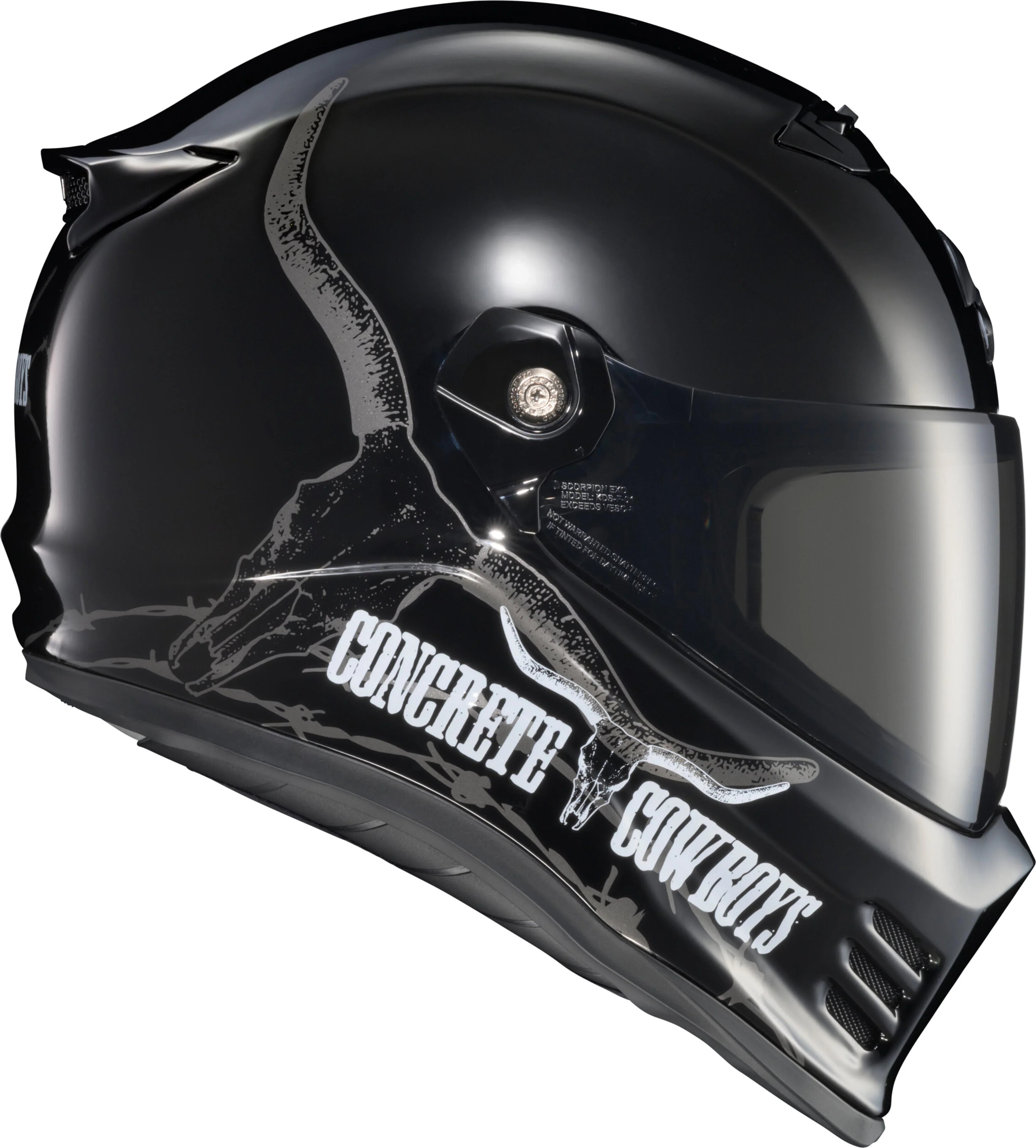 SCORPION EXO 2026 Covert FX Full Face Helmet Concrete Cowboys