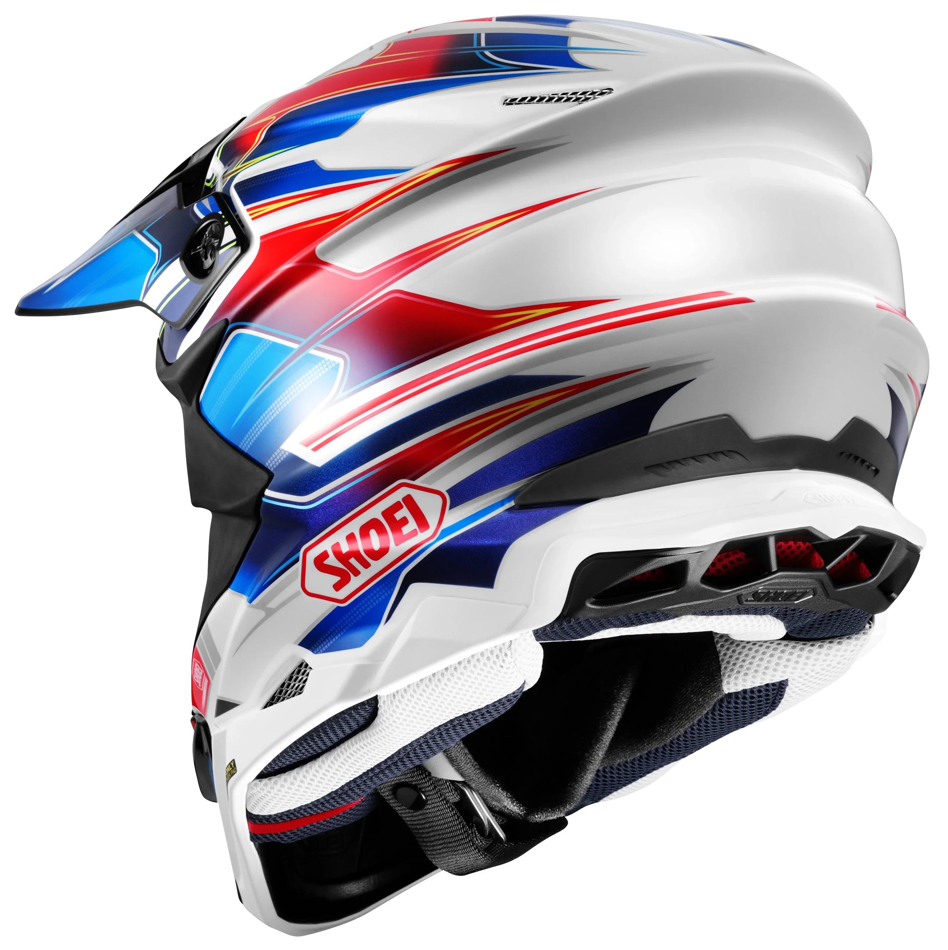 SHOEI VFX-EVO MOTOCROSS DIRT BIKE FULL FACE HELMET SPARKLE TC-10