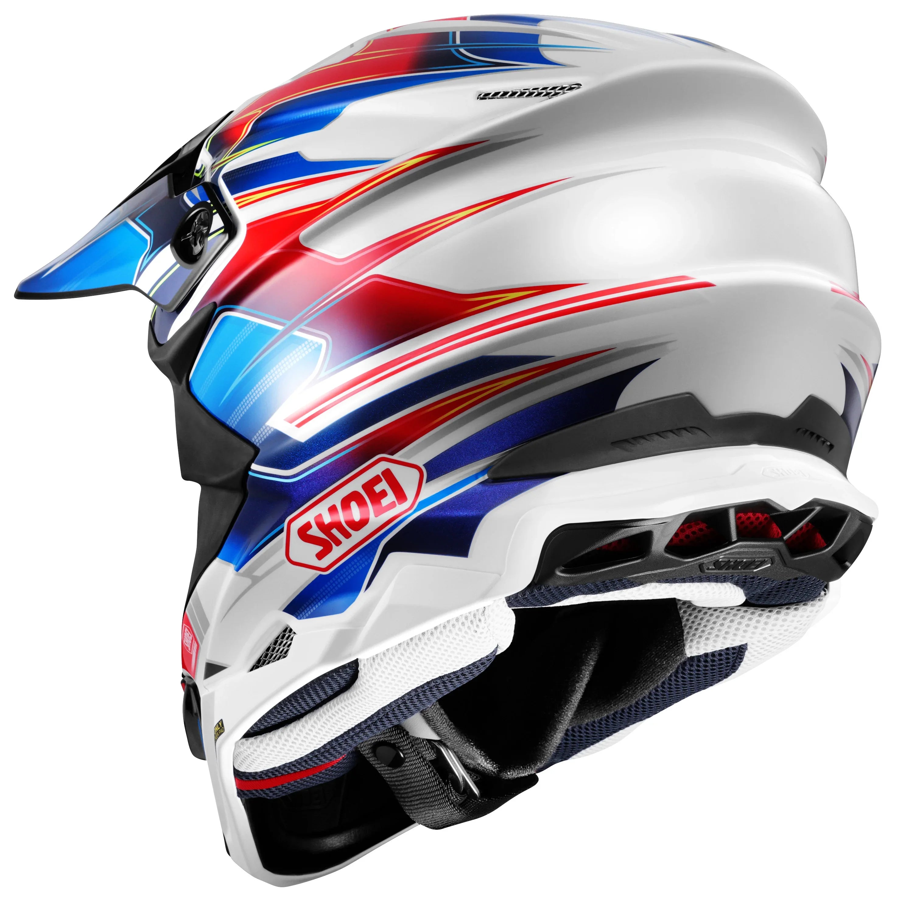 SHOEI VFX-EVO MOTOCROSS DIRT BIKE FULL FACE HELMET SPARKLE TC-10