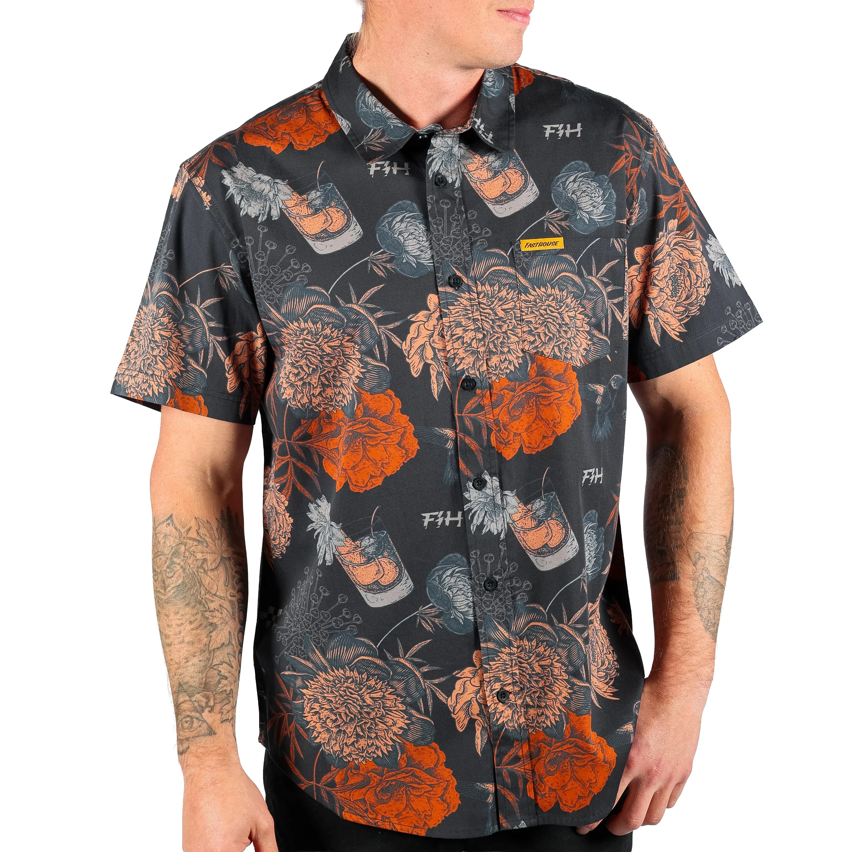 Fasthouse Scene Short Sleeve Button-Up Shirt