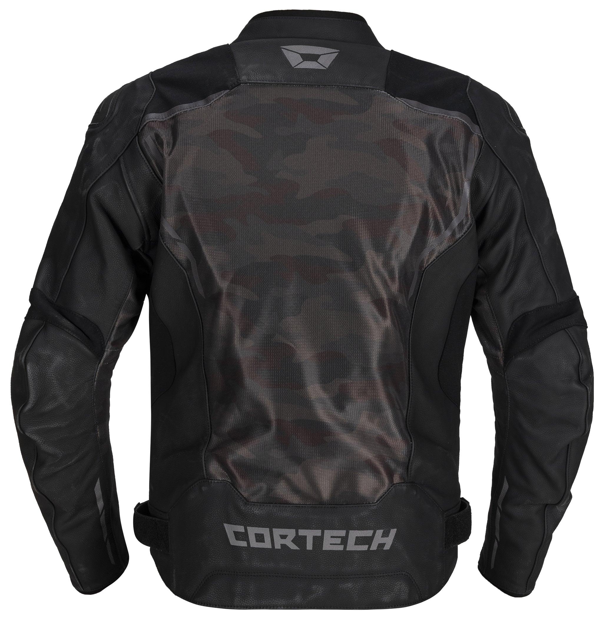 TOURMASTER VADER LEATHER JACKET BLACK/CAM