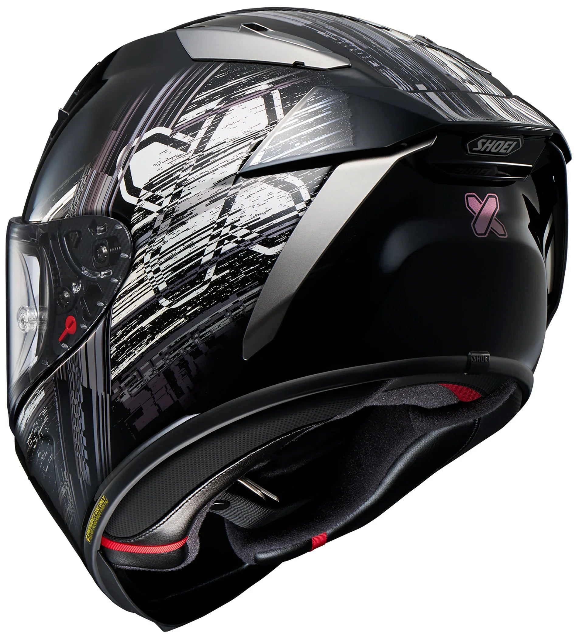SHOEI X-15 FULL FACE HELMET CROSS LOGO TC-5