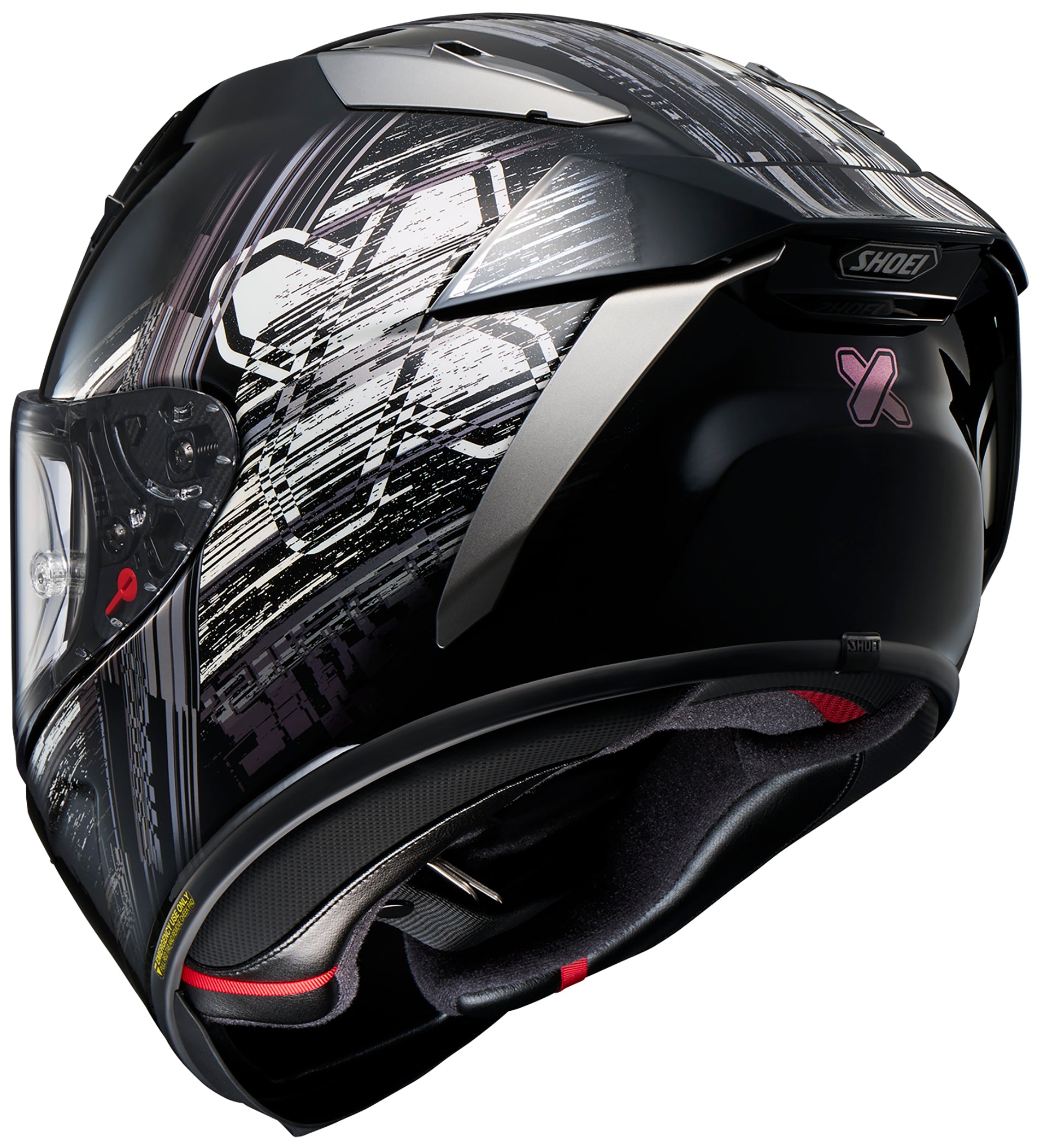 Shoei X-15 Cross Logo Full Face Helmet - TC-5 - rear