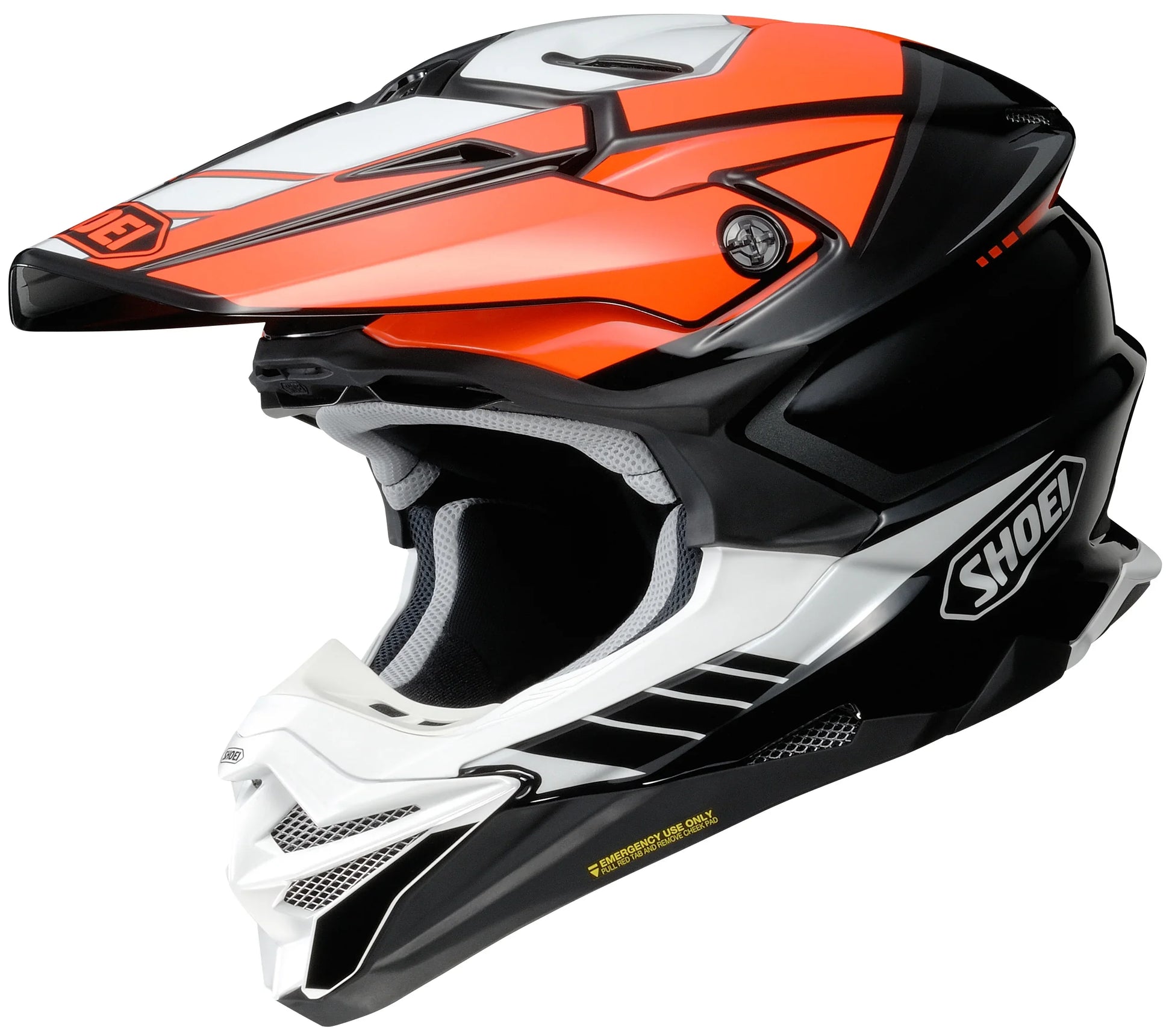 SHOEI VFX-EVO MOTOCROSS DIRT BIKE FULL FACE HELMET JAMMER TC-8