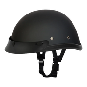 Daytona Helmets Novelty Eagle W/ Snaps- Dull Black
