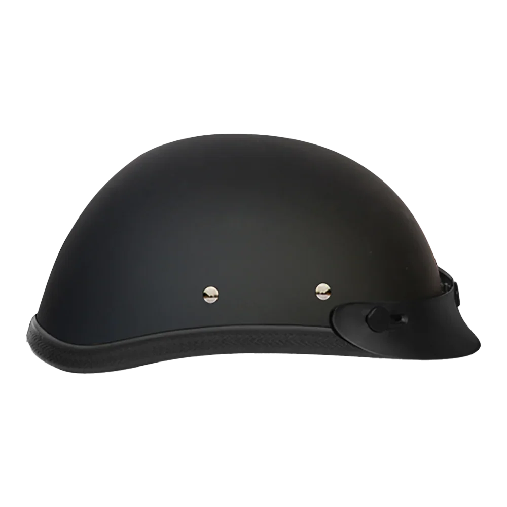 Daytona Helmets Novelty Eagle W/ Snaps- Dull Black