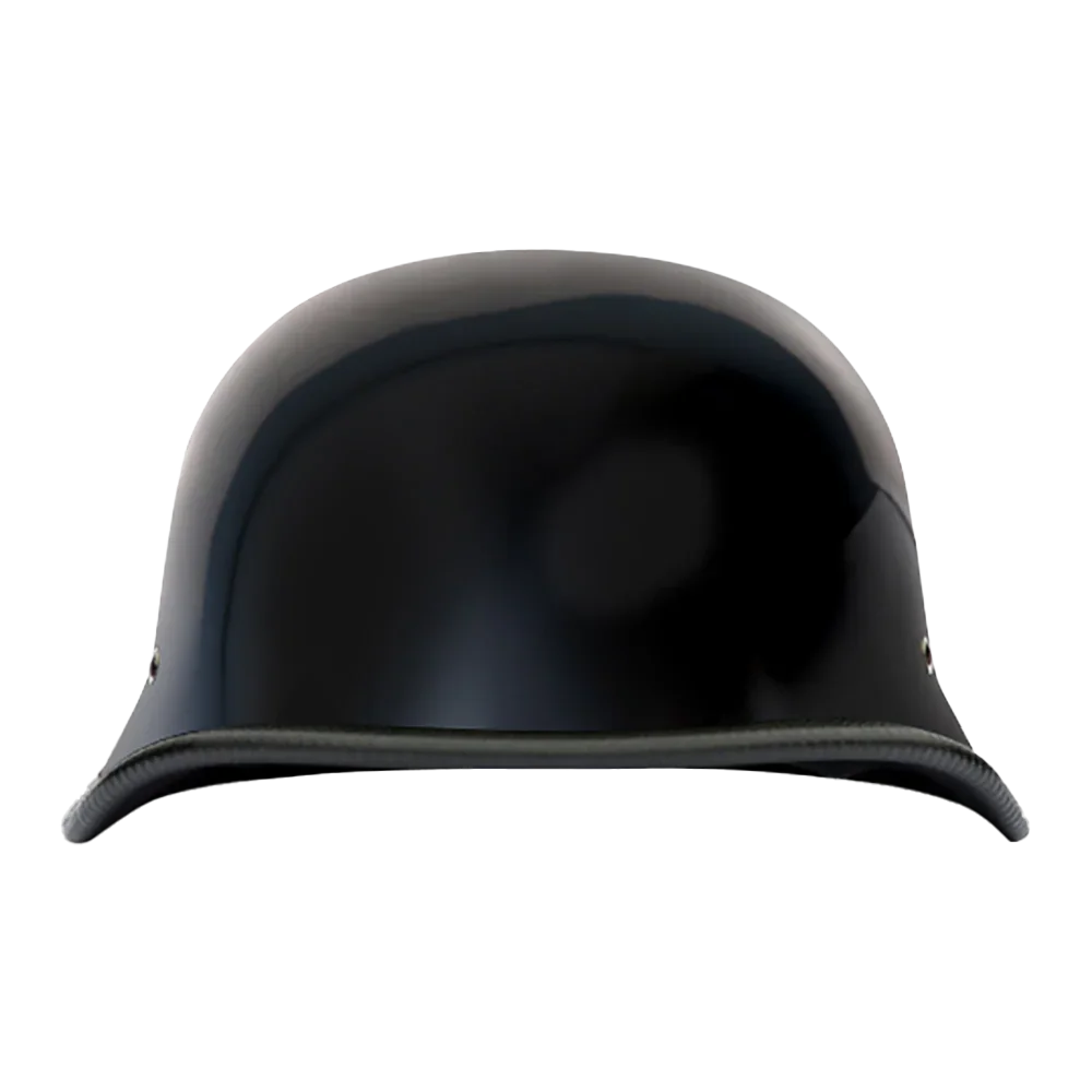 Daytona Helmets Novelty Big German- Hi-Gloss Black