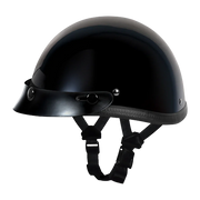 Daytona Helmets Novelty Smokey W/ Snaps- Hi-Gloss Black
