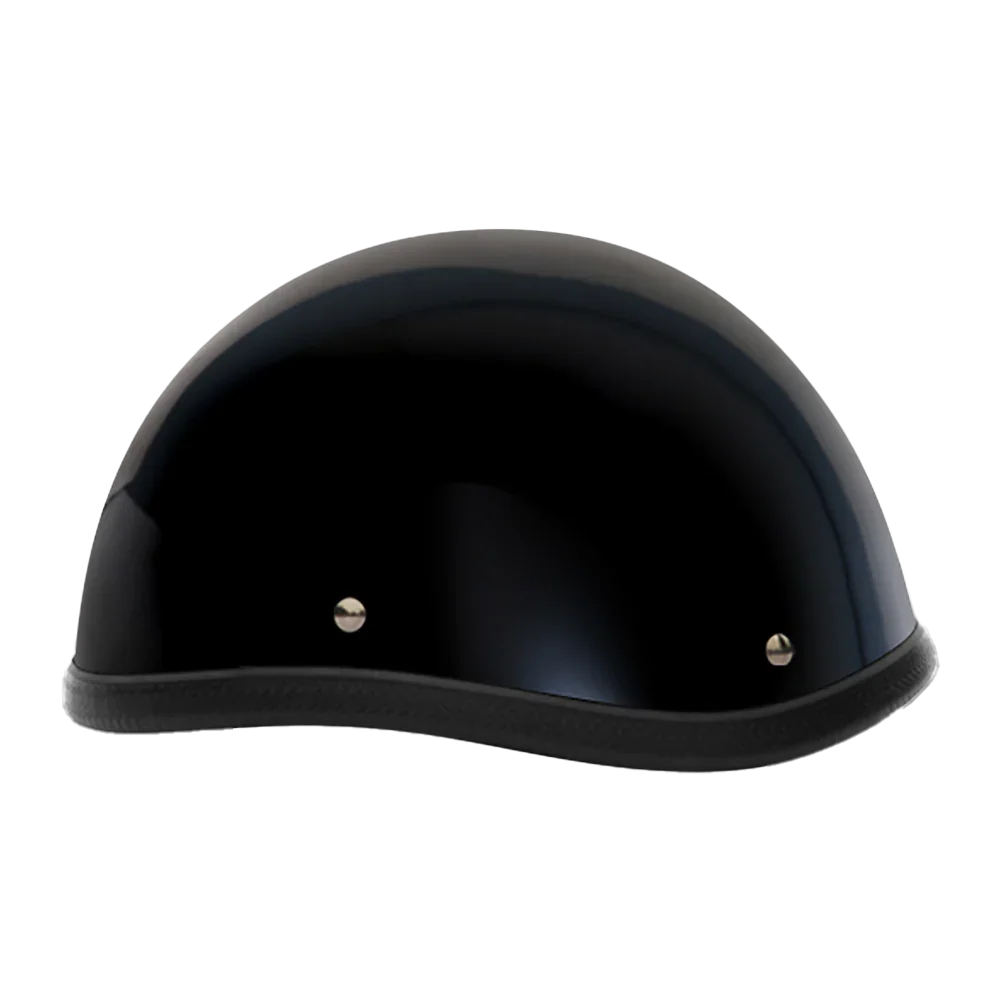 Daytona Helmets Novelty Smokey W/O Snaps- Hi-Gloss Black