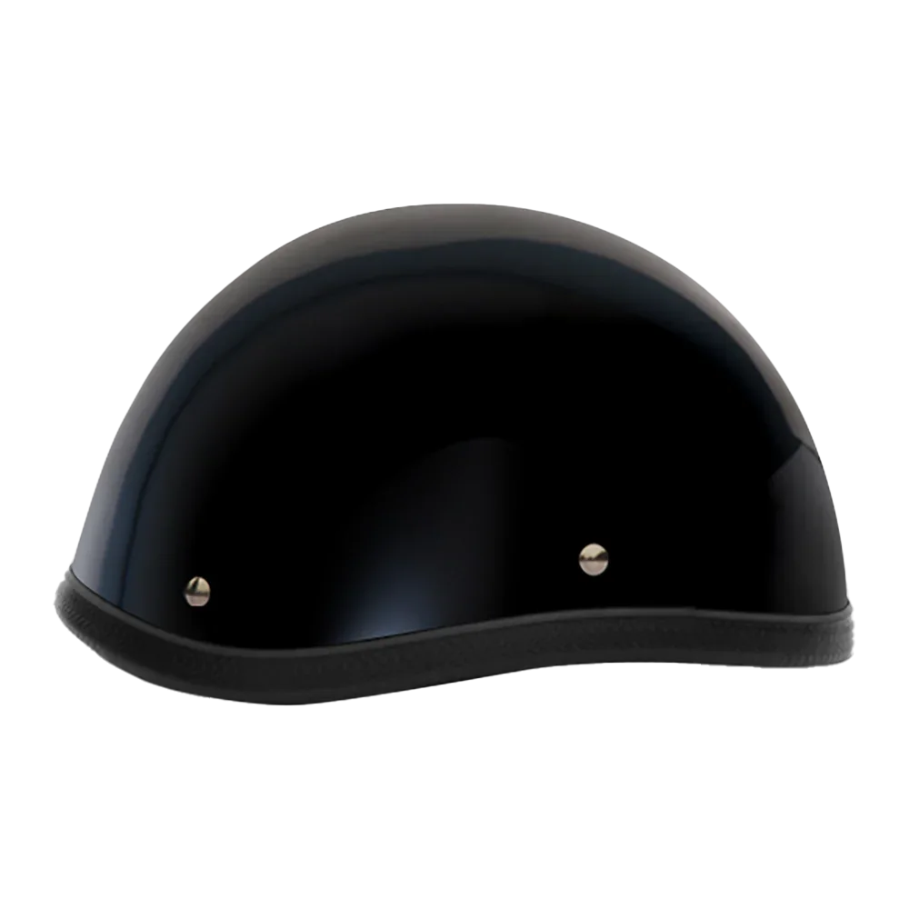 Daytona Helmets Novelty Smokey W/O Snaps- Hi-Gloss Black