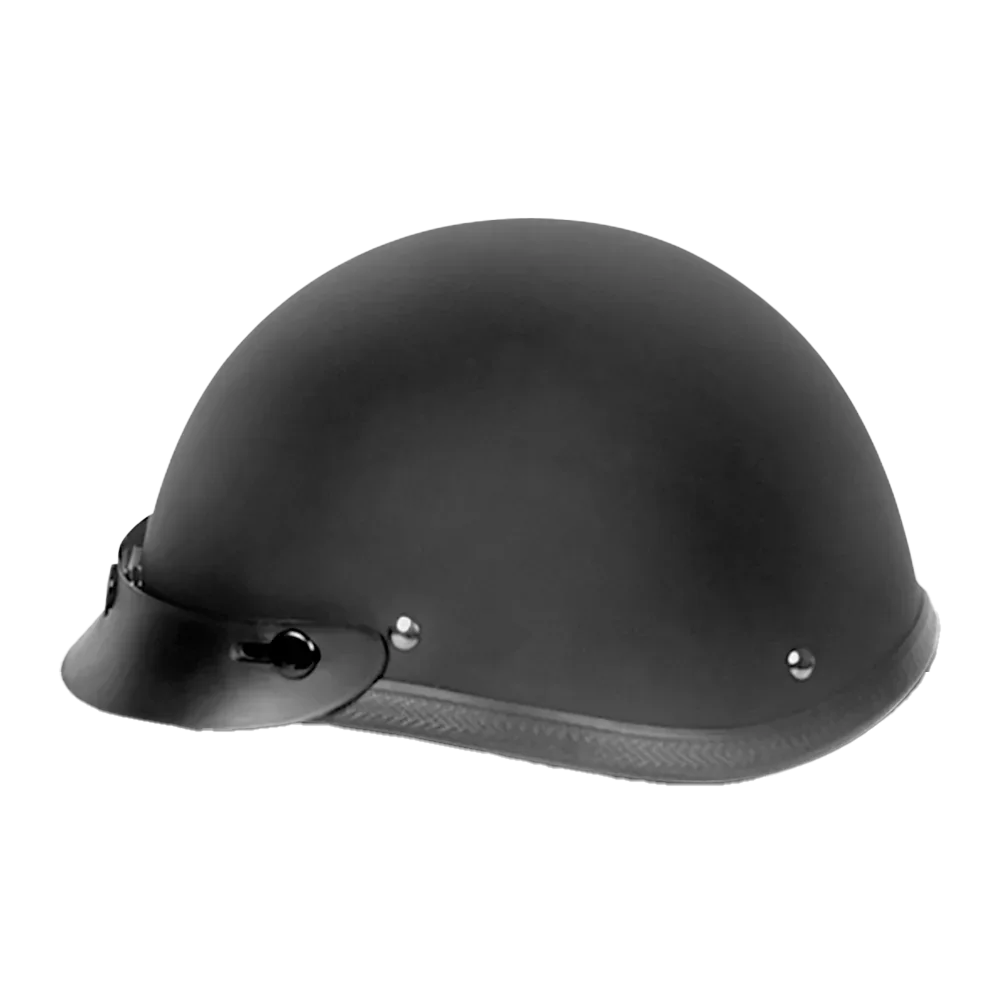 Daytona Helmets Novelty Smokey W/ Snaps- Dull Black