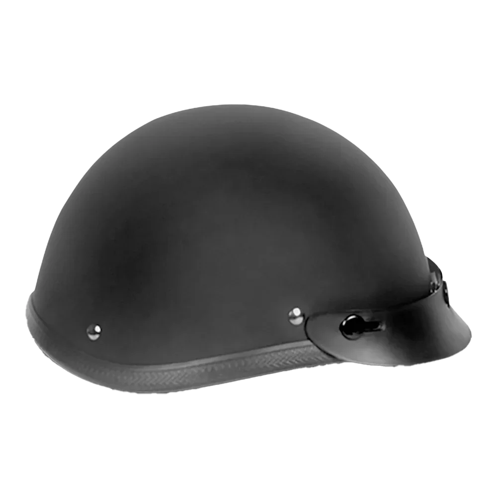 Daytona Helmets Novelty Smokey W/ Snaps- Dull Black