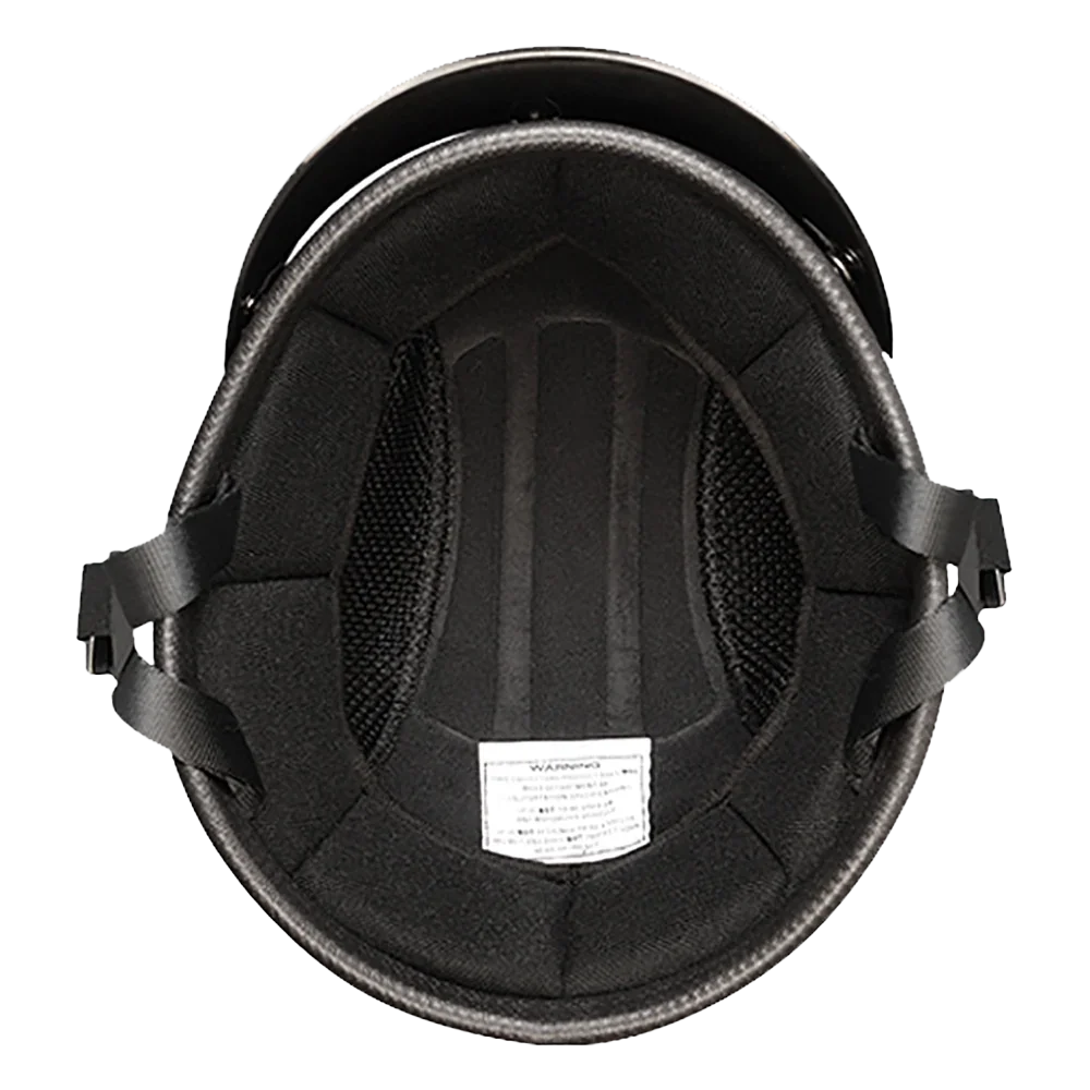 Daytona Helmets Novelty Smokey W/ Snaps- Dull Black