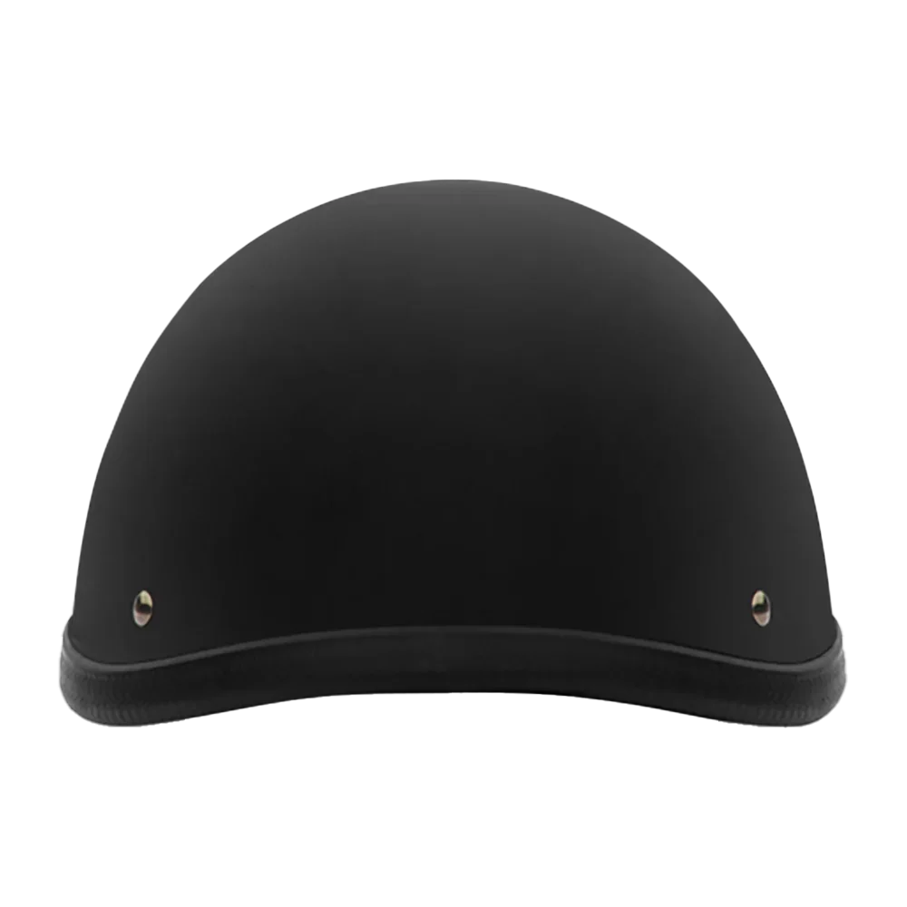 Daytona Helmets Novelty Smokey W/O Snaps- Dull Black