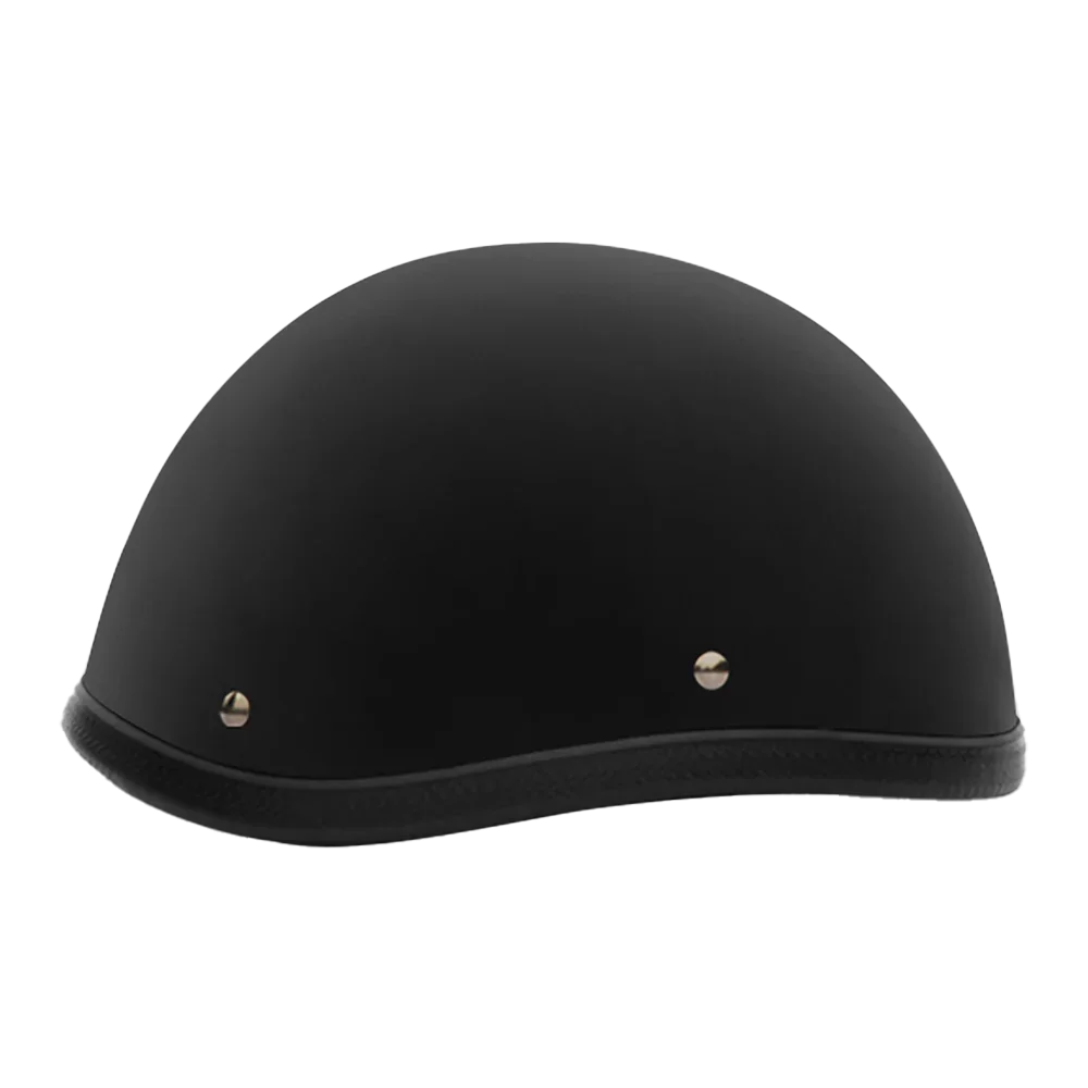 Daytona Helmets Novelty Smokey W/O Snaps- Dull Black