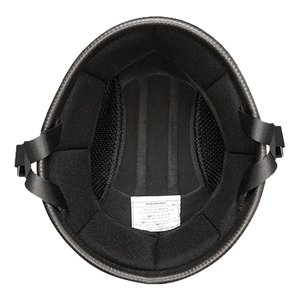 Daytona Helmets Novelty Smokey W/O Snaps- Dull Black