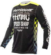 Fasthouse Youth Grindhouse Brute Jersey Black/Hi Viz