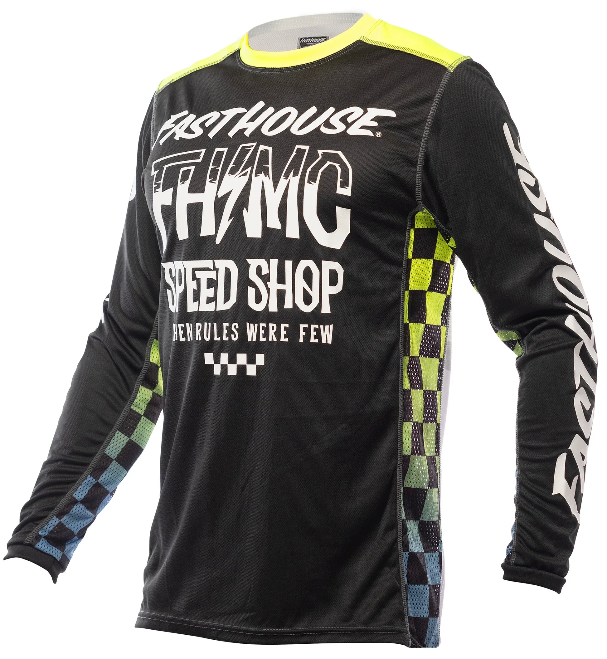 Fasthouse Youth Grindhouse Brute Jersey Black/Hi Viz