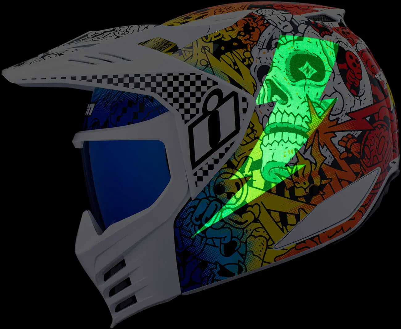 ICON Elsinore- Doodle 3 Helmet