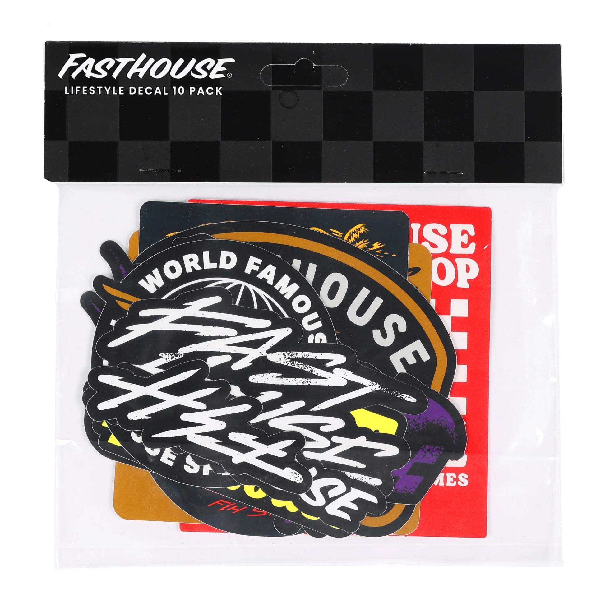 Fasthouse Smr25 Lifesty Decal10Pk Mlti