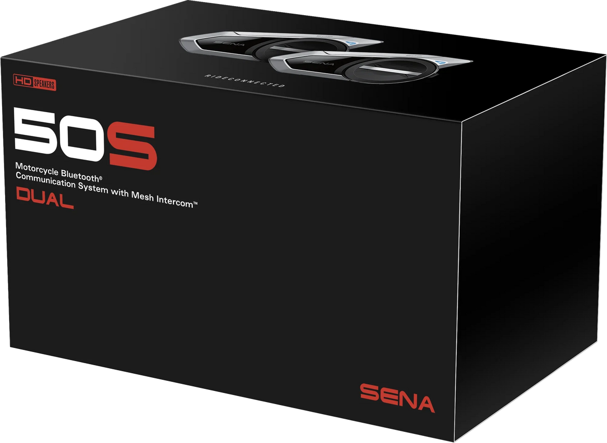 SENA 50S HD Bluetooth Communication System w/ Mesh Intercom SENA 50S HD Bluetooth Communication System w/ Mesh Intercom