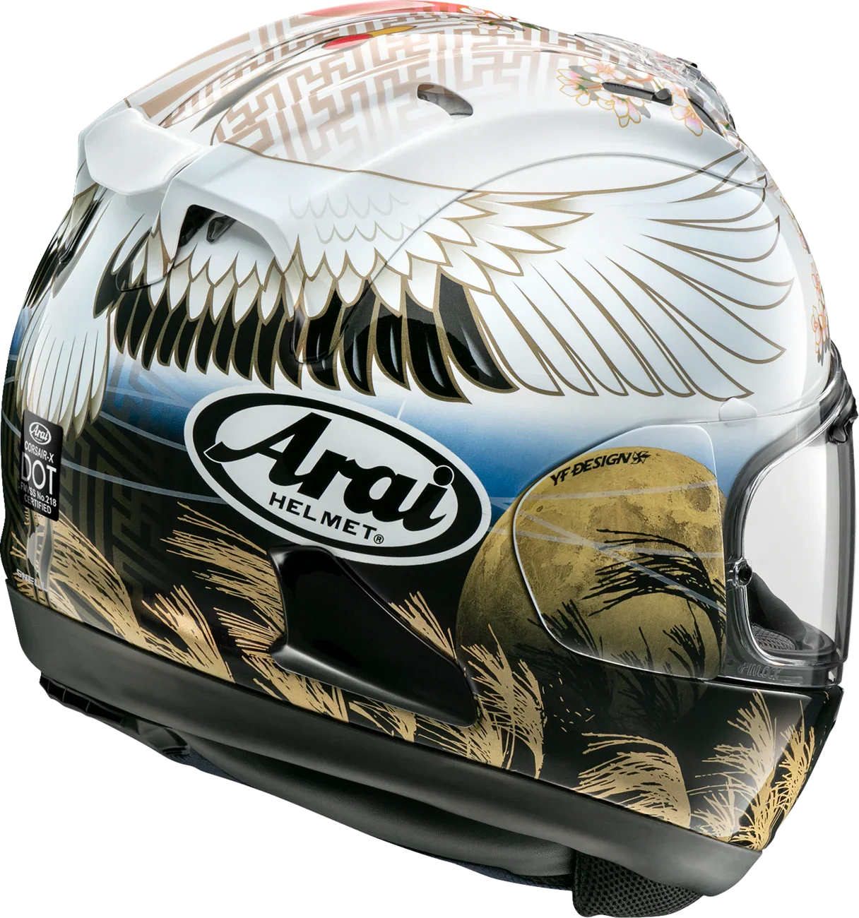 arai corsair-x black full face helmet white Arai Corsair-X Helmet