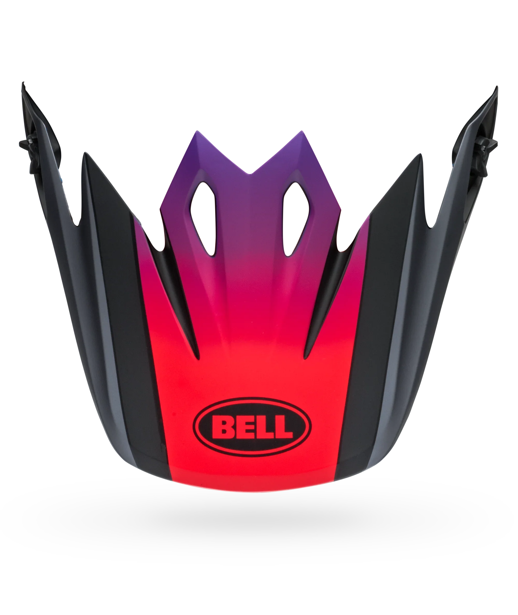 BELL PS MX 9 VISOR ALTER EGO MATTE BLACK RED ALTER