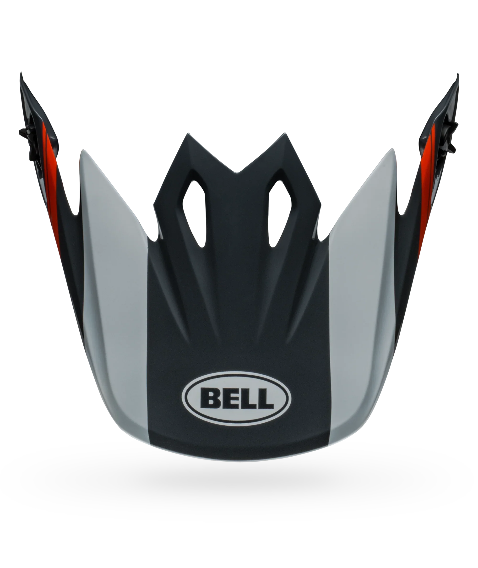BELL PS MX 9 VISOR DART CHARCOAL ORANGE