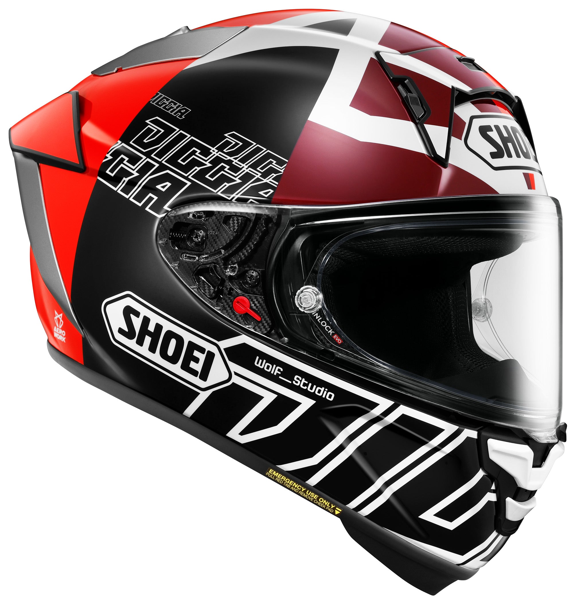 Shoei X-15 Diggia 2 Full Face Helmet - TC-1 - right