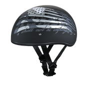 Daytona Helmets DOT Approved Daytona Motorcycle Half Face Helmet - Skull Cap Graphics for Men & Women, Scooters, ATVs, UTVs & Choppers - W/ 2nd Amendment