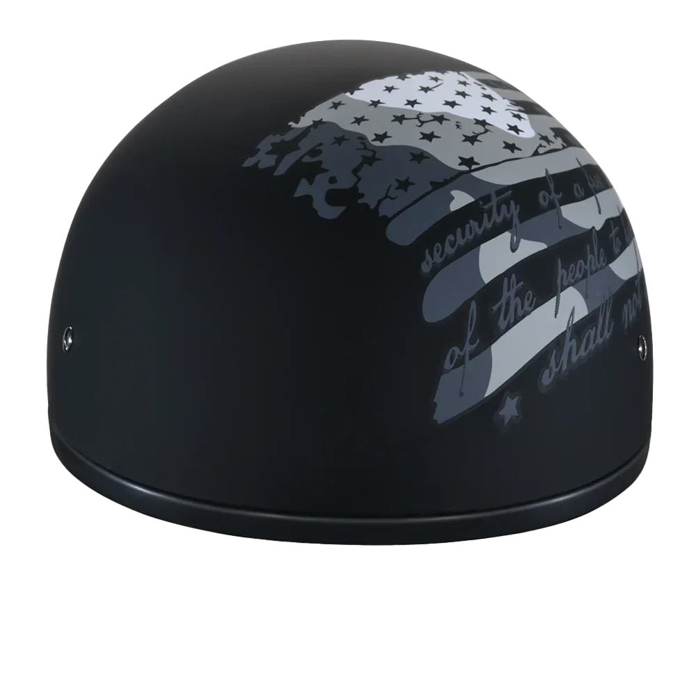 Daytona Skull Cap 2nd Amendment Half Helmet XL