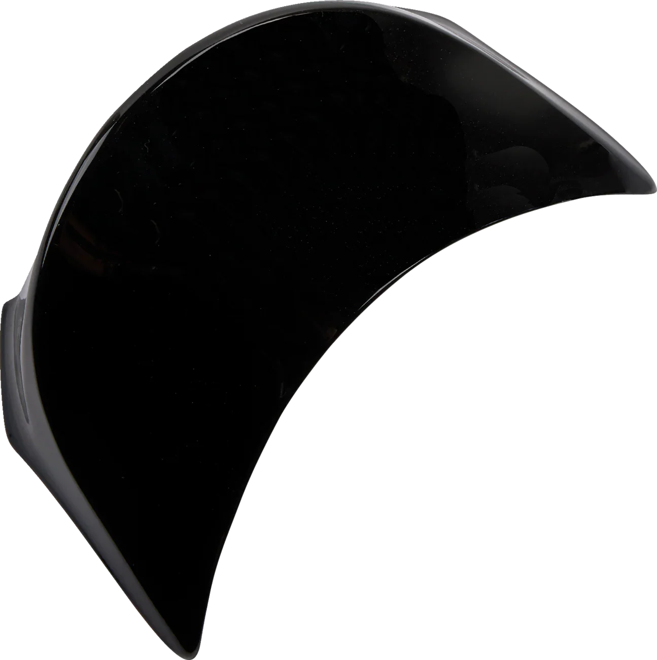 Black motorcycle helmet visor shield for protective riding gear