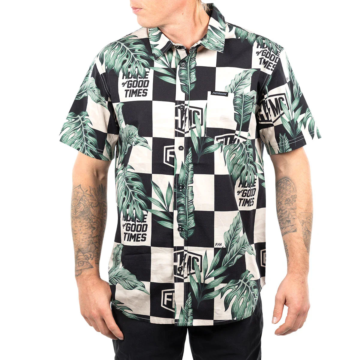 Fasthouse Poolside Short Sleeve Button Up
