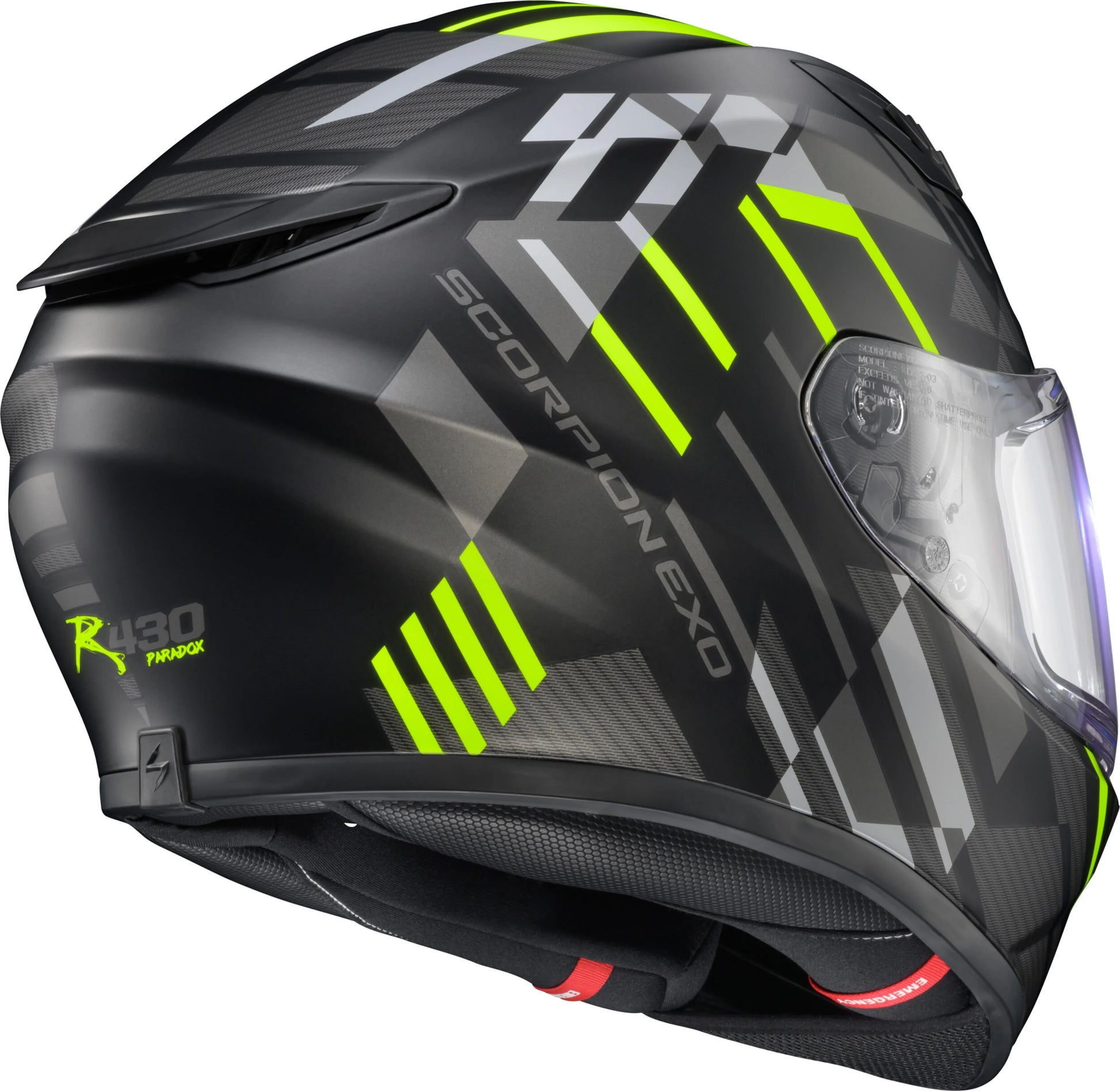 SCORPION EXO EXO-R430 Full-Face Helmet Paradox Hi-viz