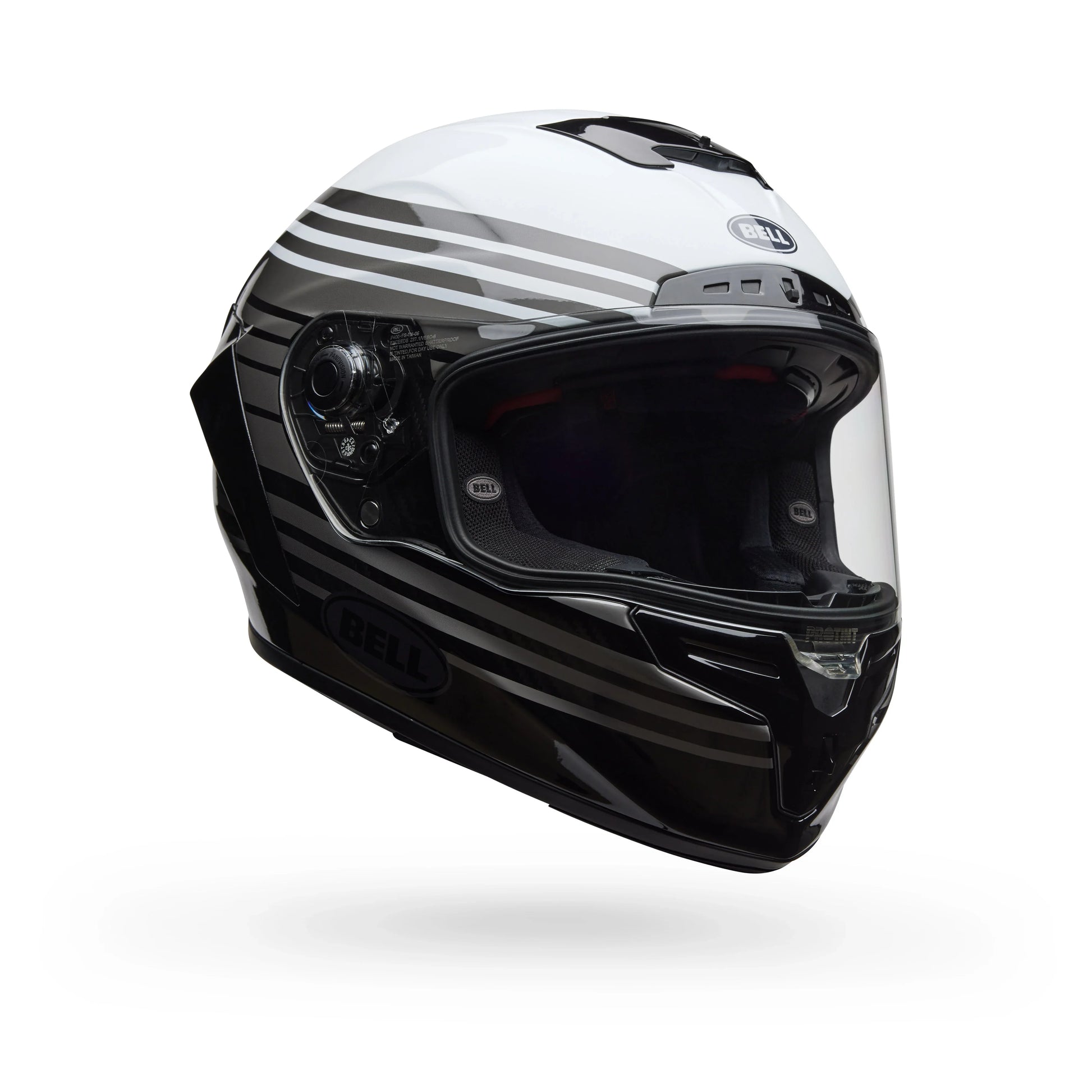 BELL PS RACESTAR DLX DASH WHITE BLACK