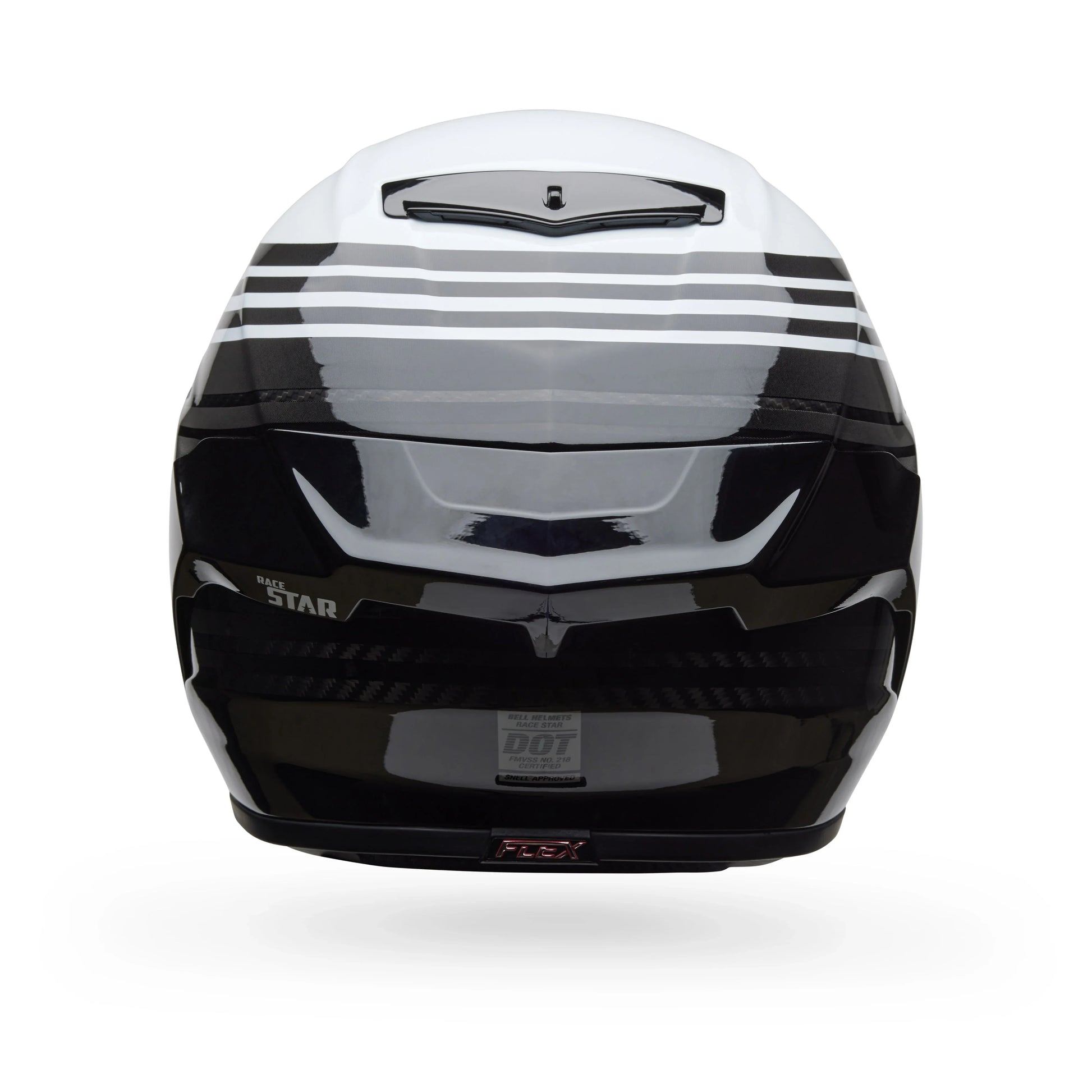 BELL PS RACESTAR DLX DASH WHITE BLACK