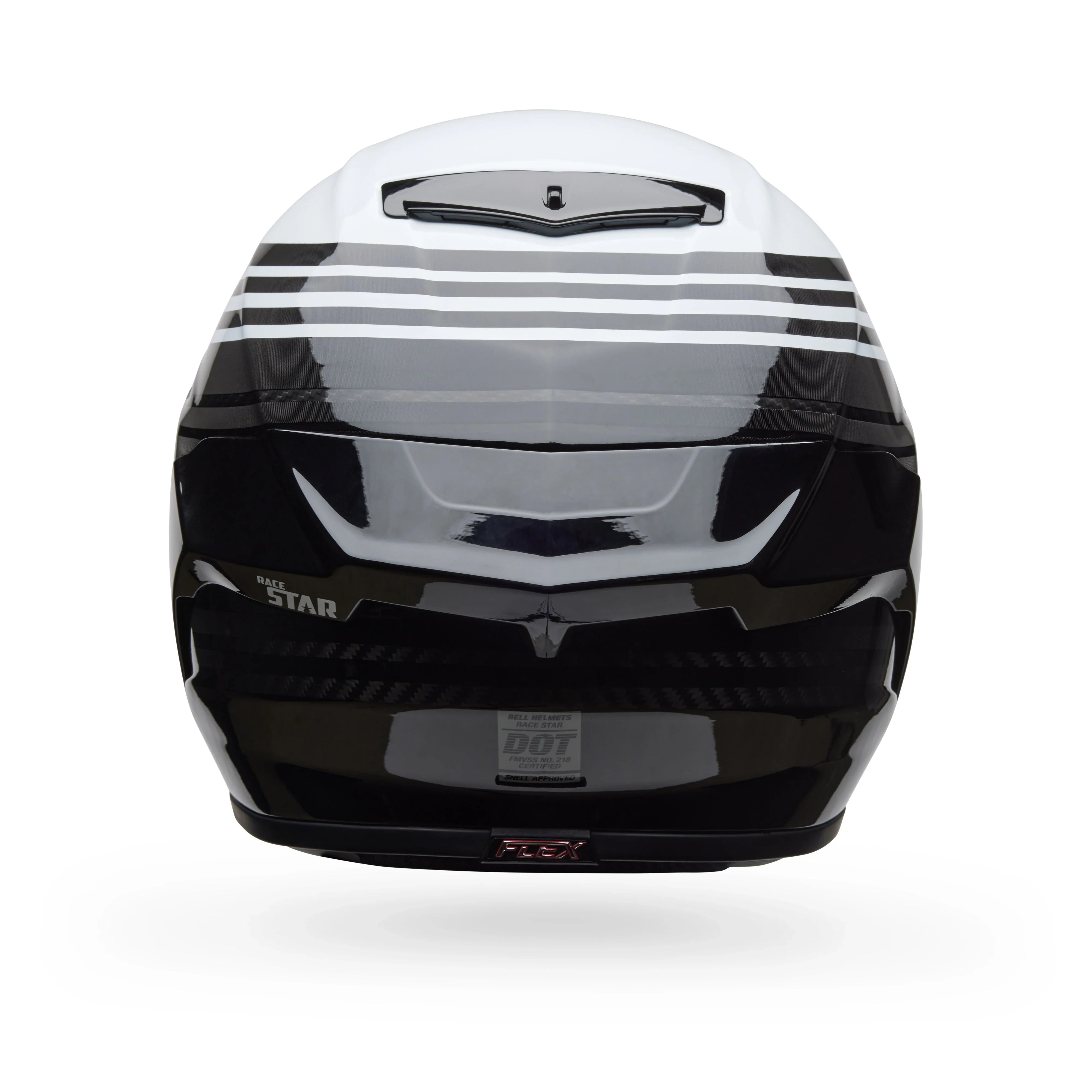 BELL PS RACESTAR DLX DASH WHITE BLACK