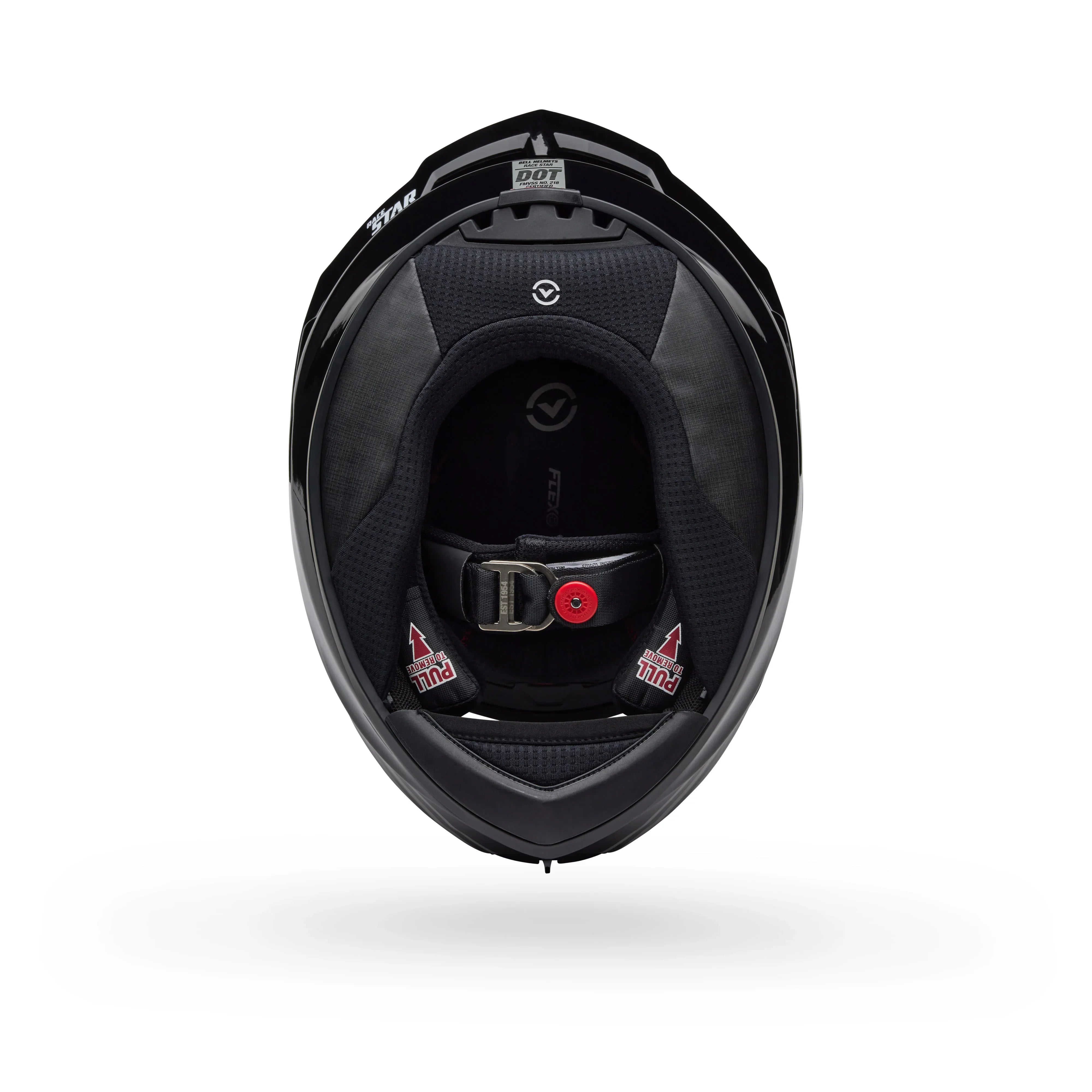 BELL PS RACESTAR DLX DASH WHITE BLACK