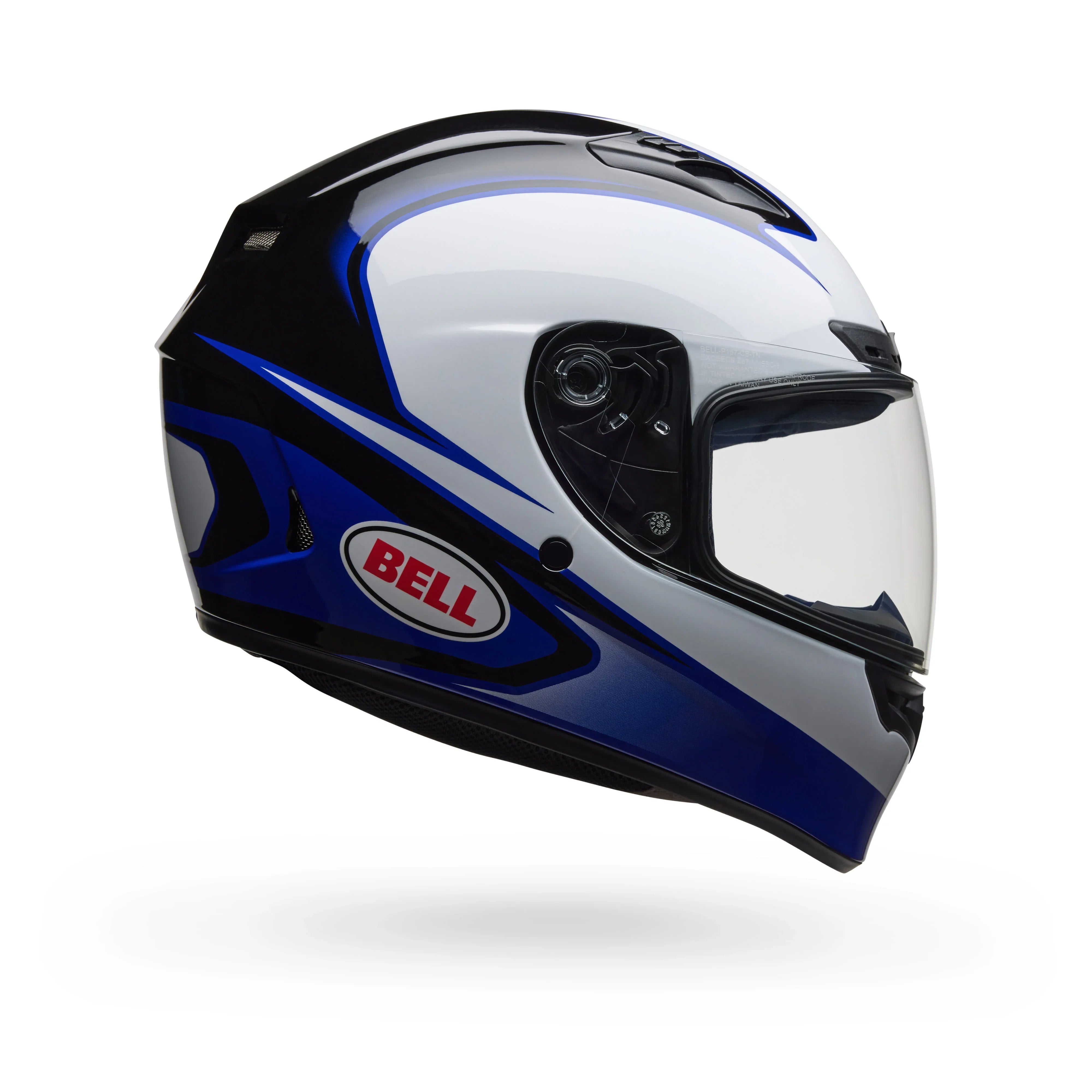 BELL PS QUALIFIER DLX MIPS TARMAC WHITE BLUE